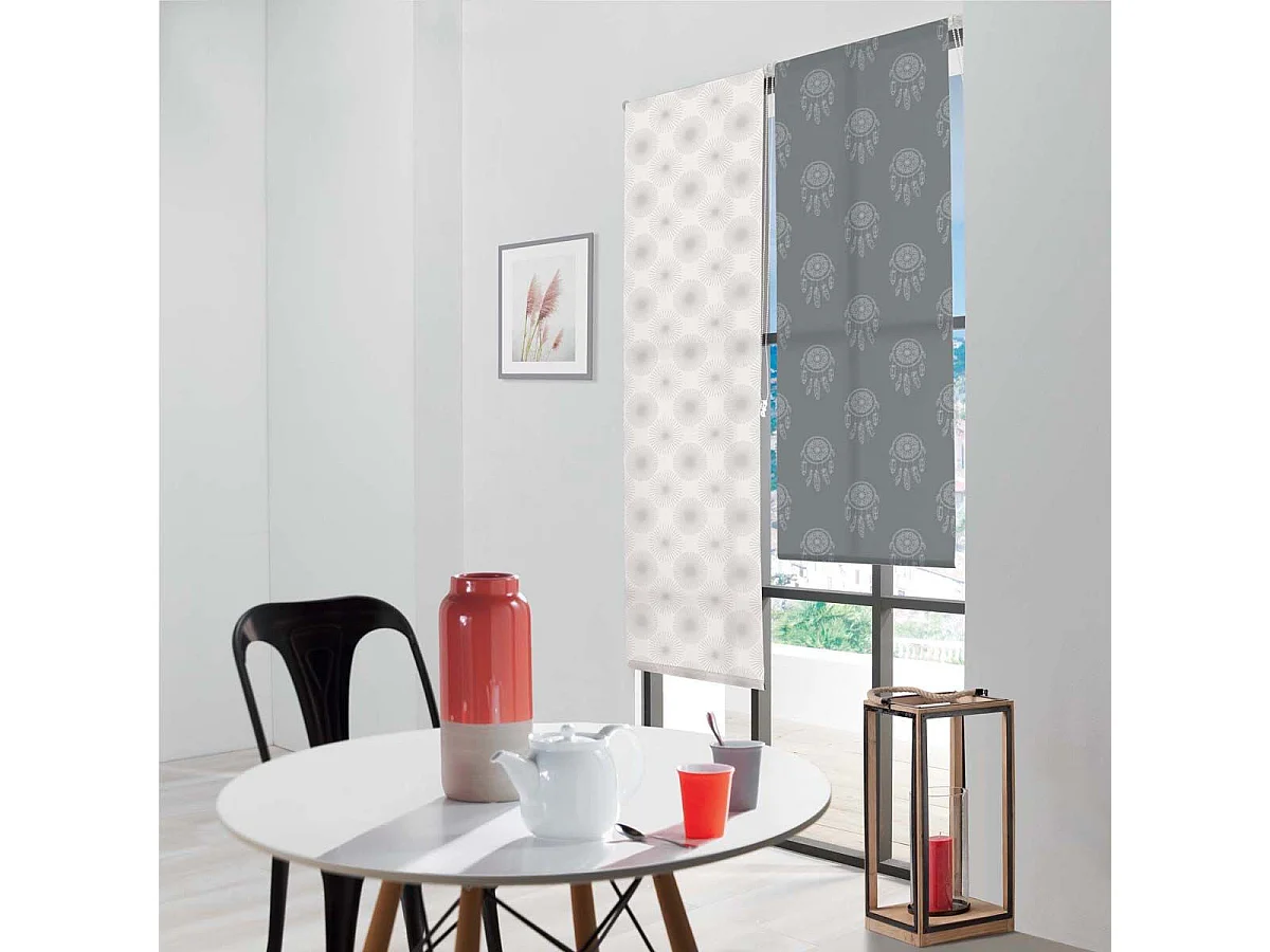 Store Enrouleur Tamisant "Kaya" 60x90cm Gris