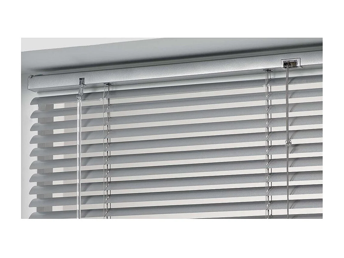 Store à Lamelles "Vénitien" 40x130cm Argent