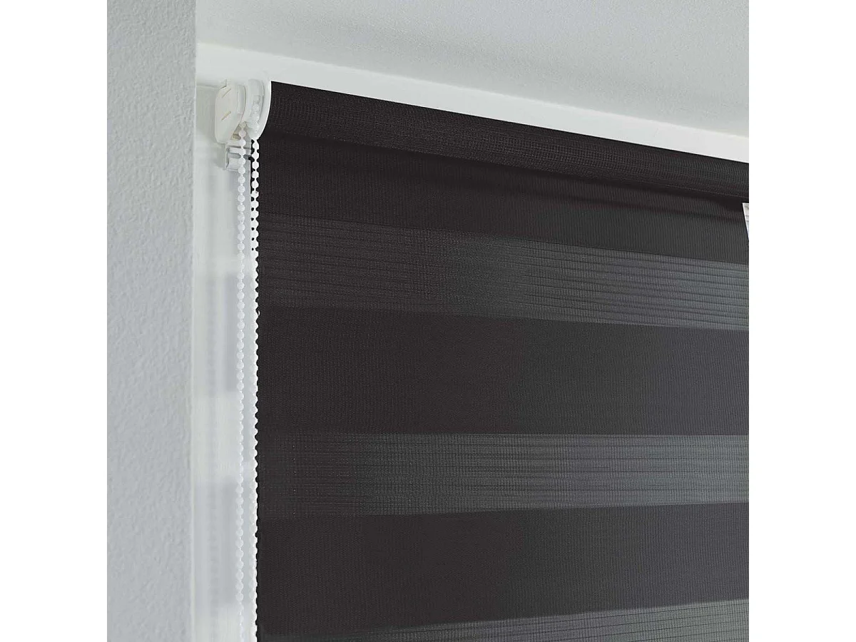 Store Enrouleur Jour Nuit "Daynight" 45x180cm Gris