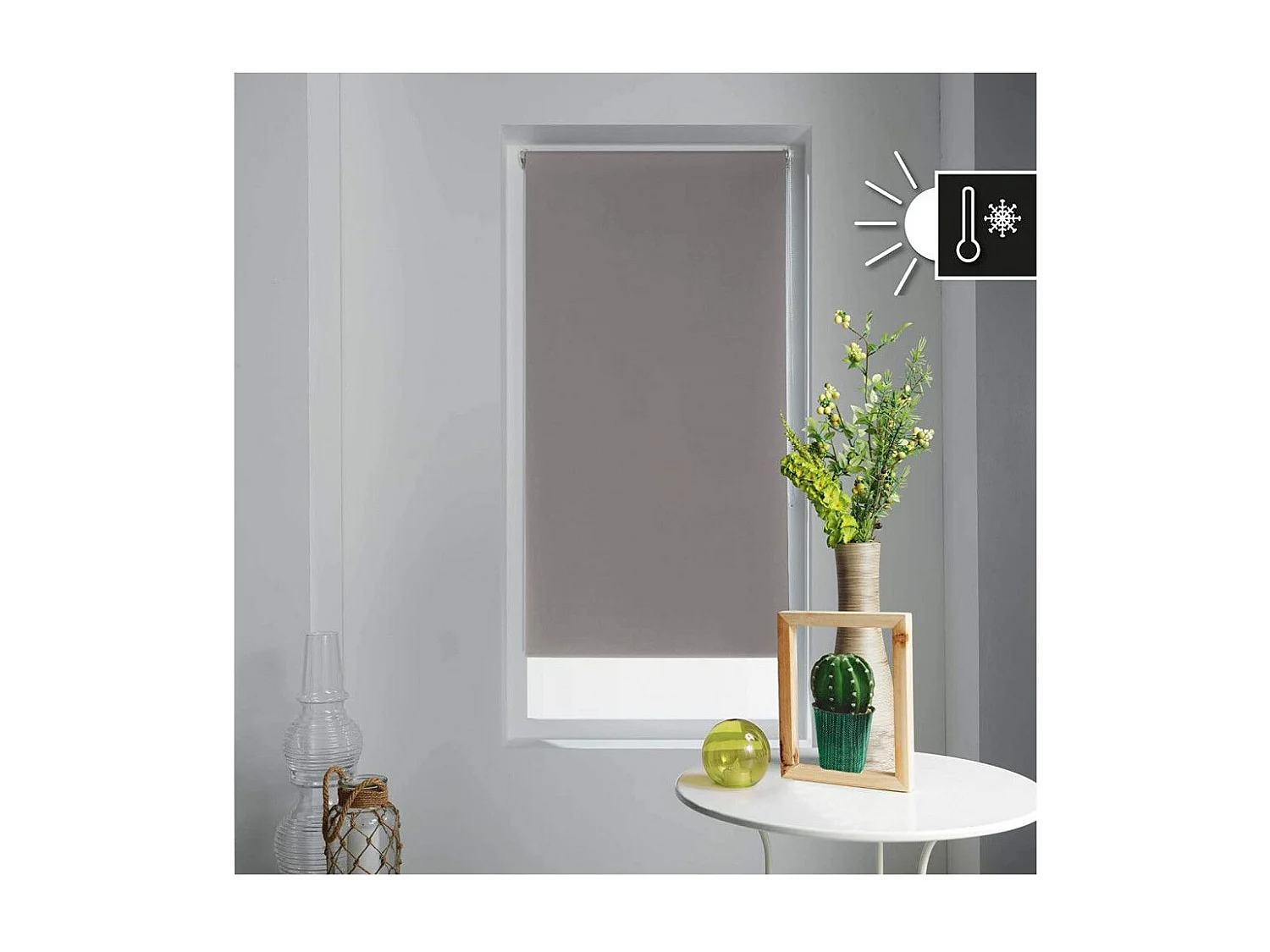 Store Enrouleur Occultant "Occult" 60x180cm Taupe