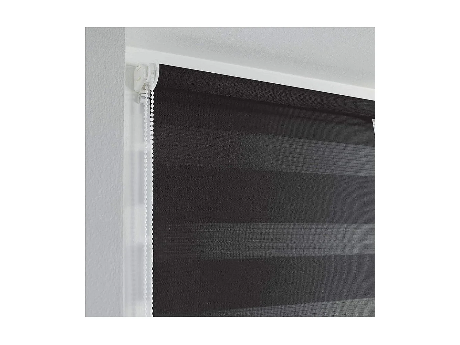 Store Enrouleur Jour Nuit "Daynight" 90x180cm Noir