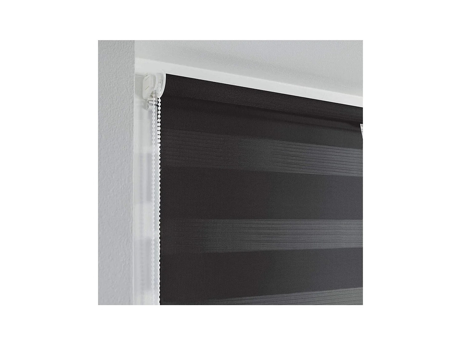 Store Enrouleur Jour Nuit "Daynight" 90x180cm Noir