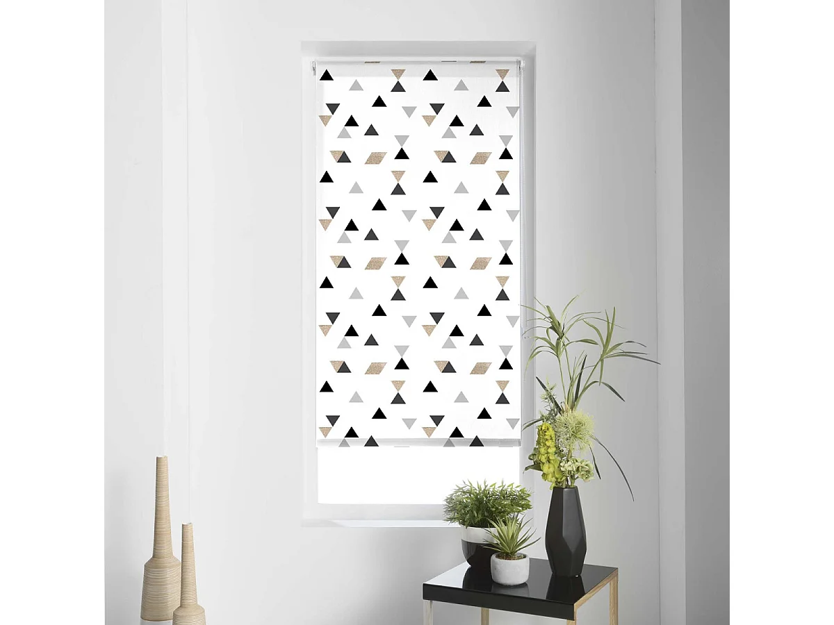 Store Enrouleur Tamisant "NY Cuivre" 60x90cm Blanc