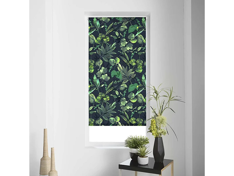 Store Enrouleur Tamisant "Forrest" 60x90cm Vert