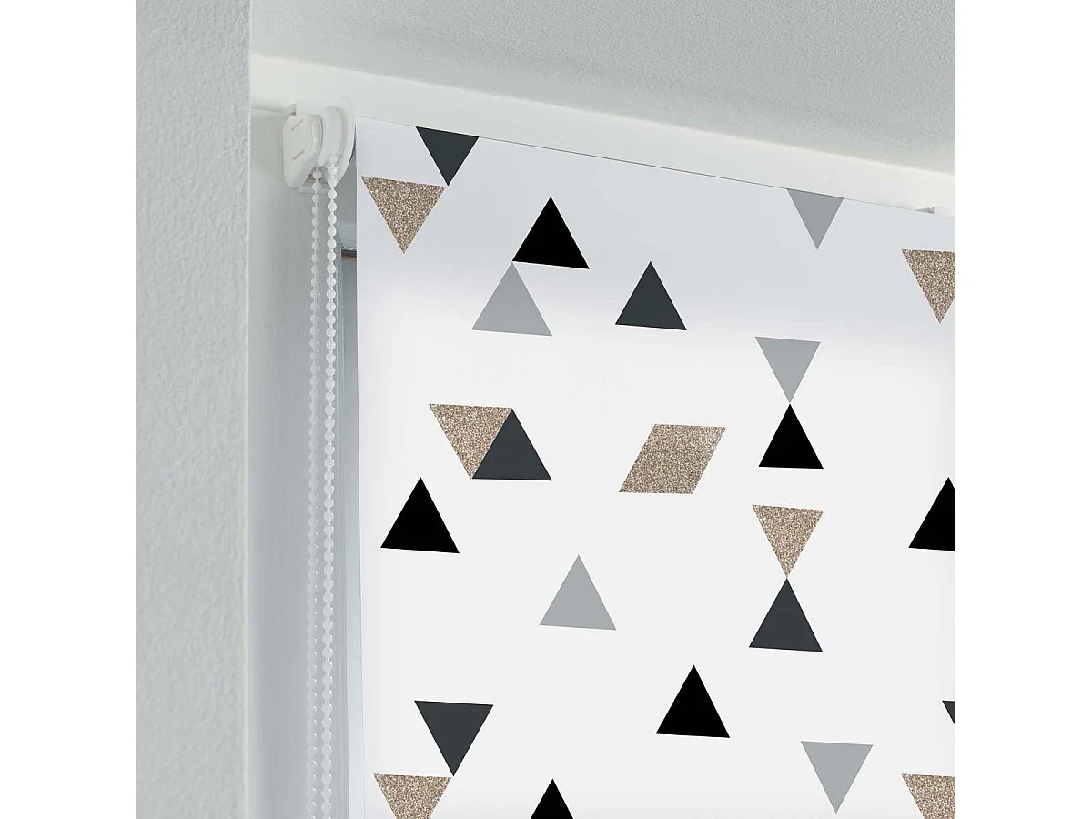 Store Enrouleur Tamisant "NY Cuivre" 120x180cm Blanc