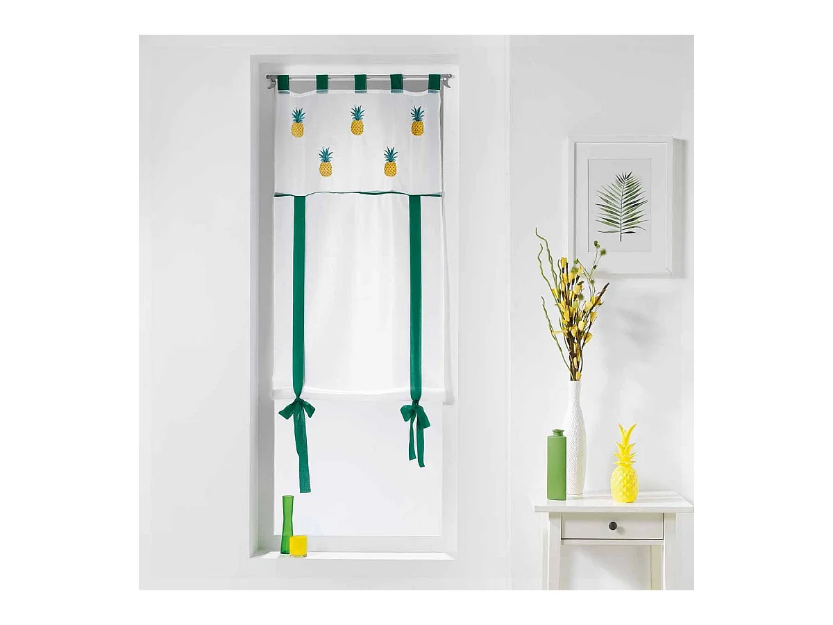 Store Voilage "Ananis" 60x150cm Blanc