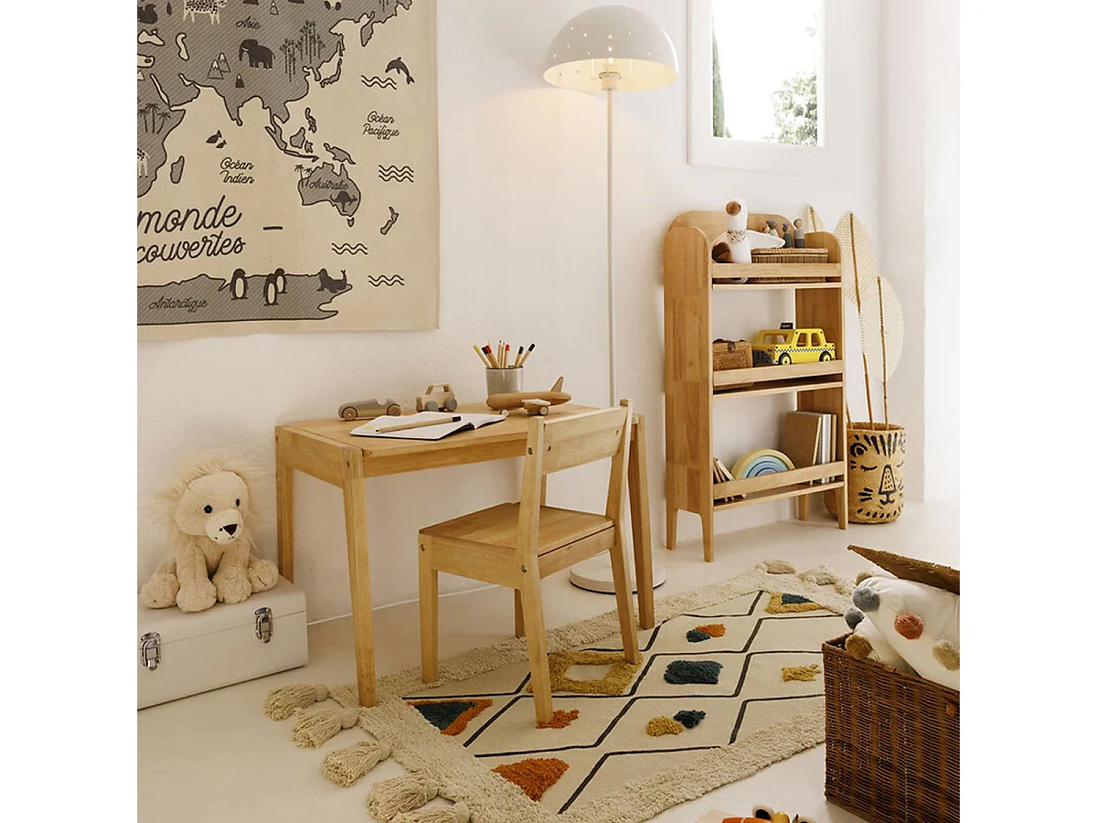 Chaise pour Enfant en Bois naturel H 54.5 cm