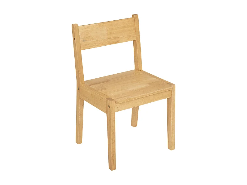 Chaise pour Enfant en Bois naturel H 54.5 cm