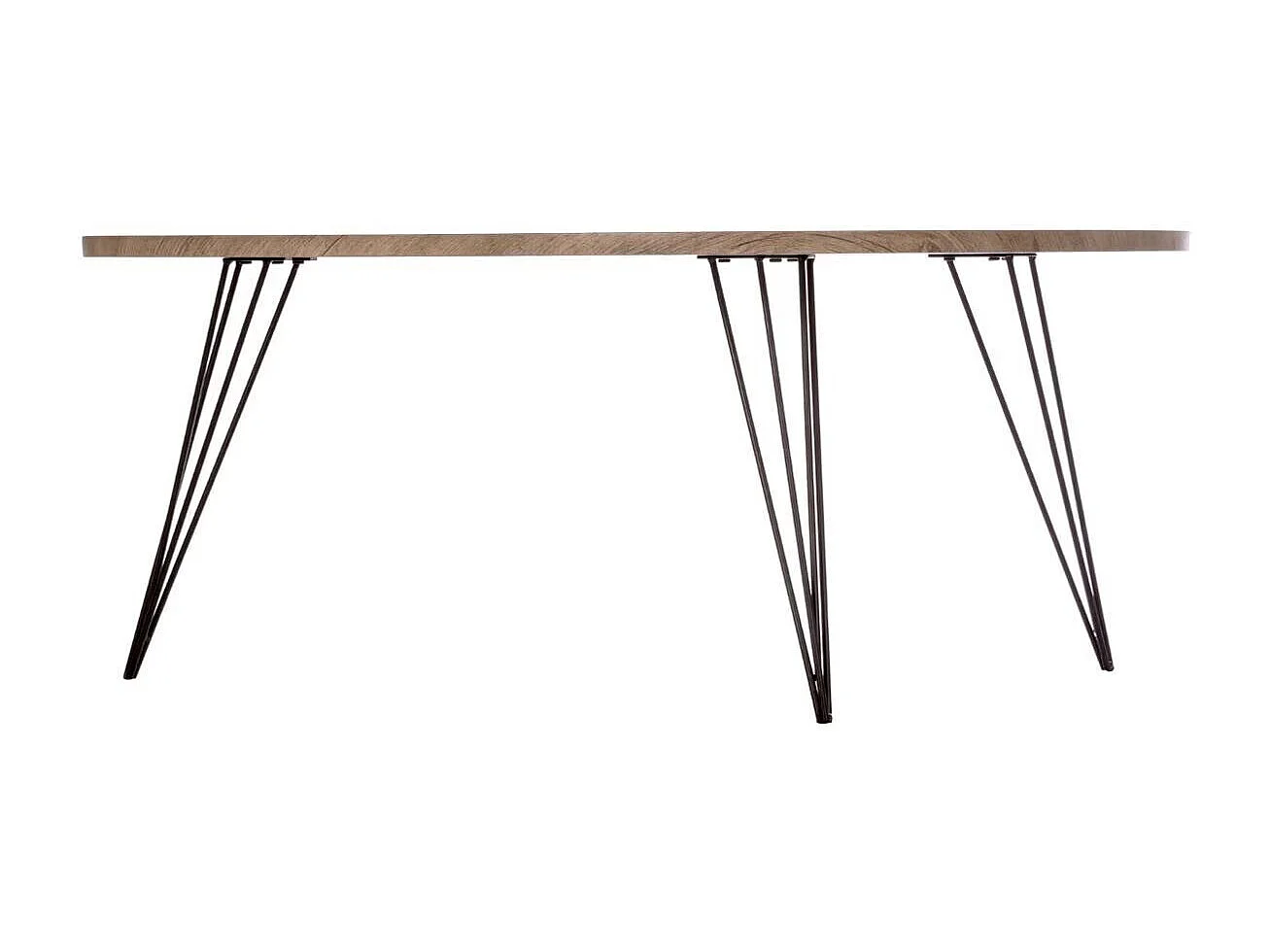 Table Basse Industriel "Neile" 112cm Marron