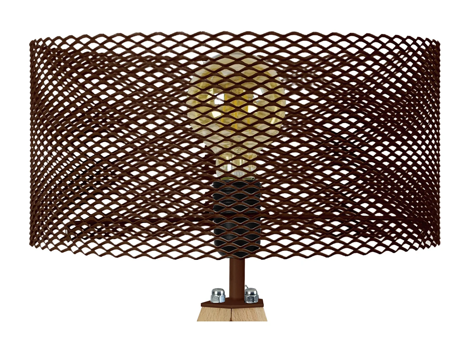 Lámpara de noche TOSEL ,metal,natural,A40xD26xP26cm