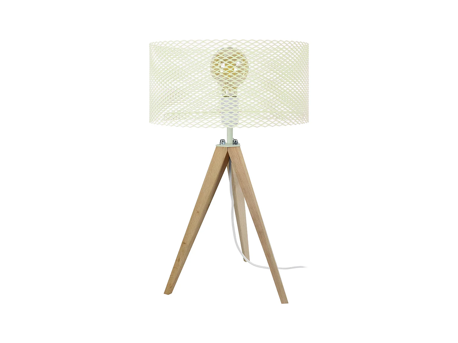 Lampe de Chevet TOSEL ,métal,naturel,H54xD30xP30cm