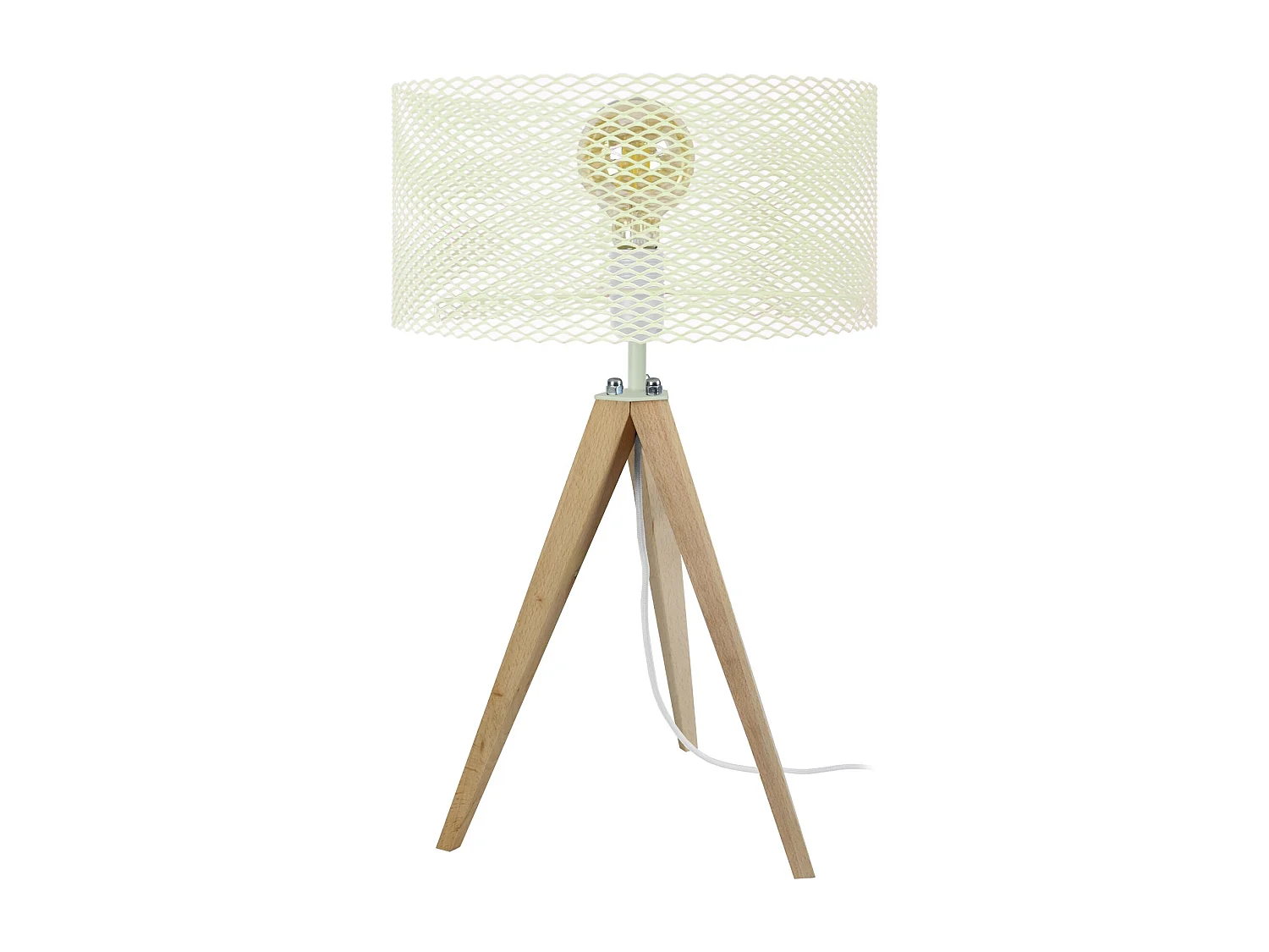 Lampe de Chevet TOSEL ,métal,naturel,H54xD30xP30cm