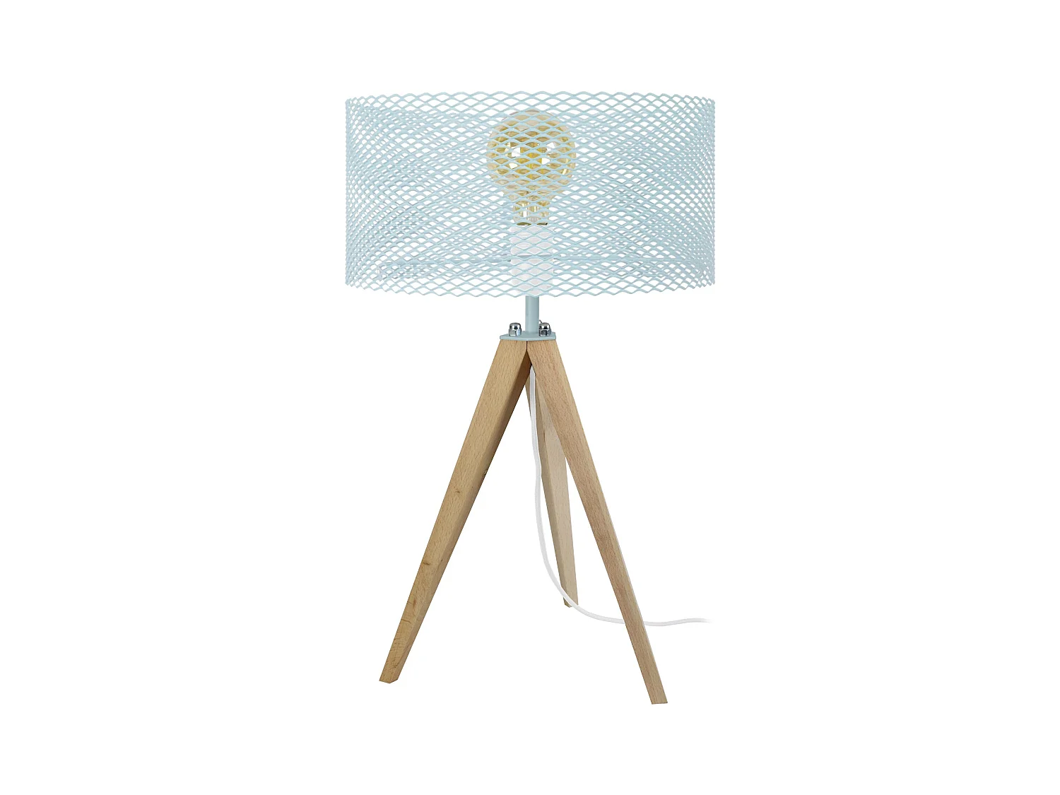 Lampe de Chevet TOSEL ,métal,naturel,H54xD30xP30 cm