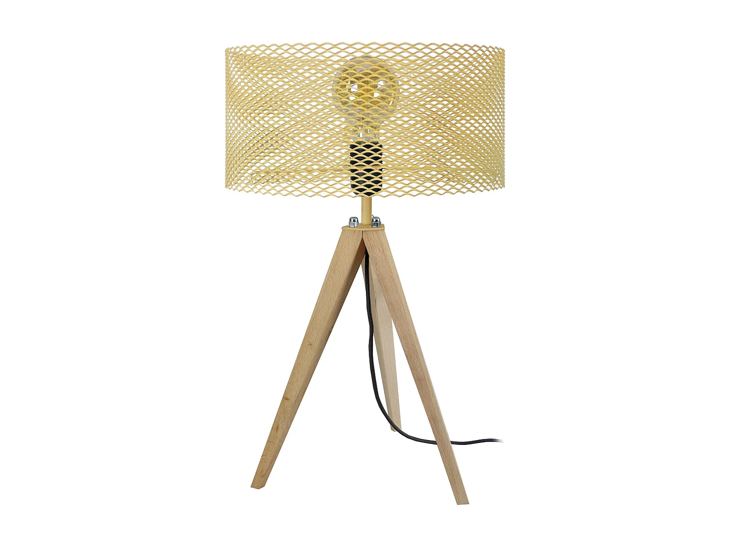 Lámpara de noche TOSEL ,metal,natural,A54xD 30xP30cm