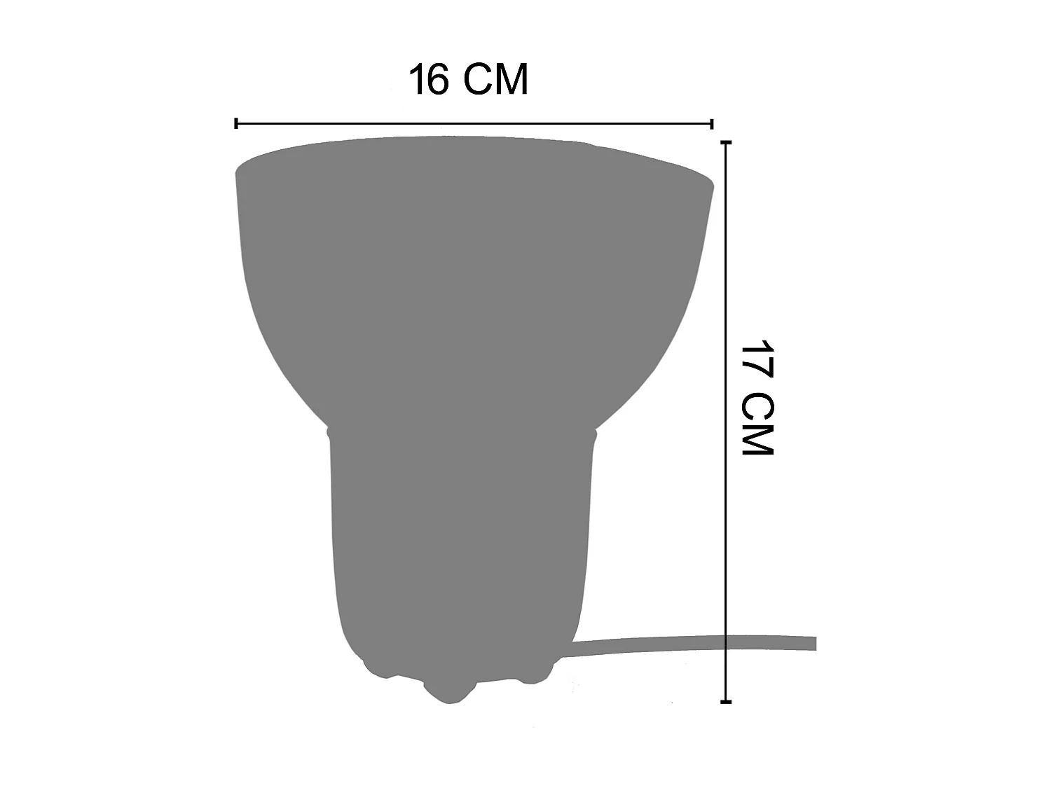 Lampe de chevet demi boule métal  noir,rose 17 cm.