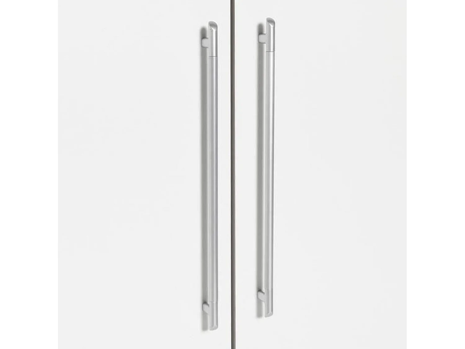 Armoire - Bois aggloméré chêne et blanc - Chambre - 144,6 cm