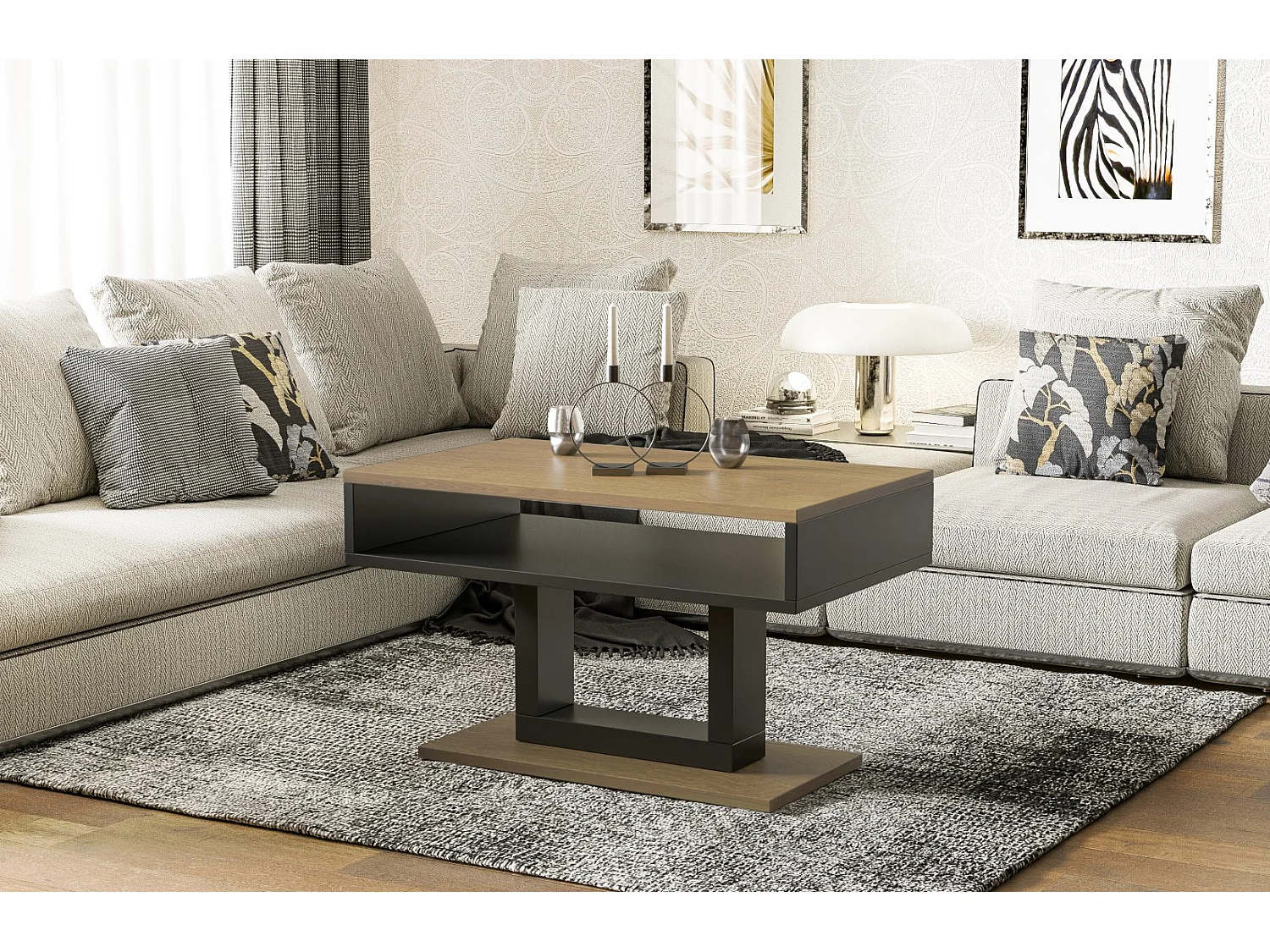 Couchtisch Tilo 110x60x58 (Natur)