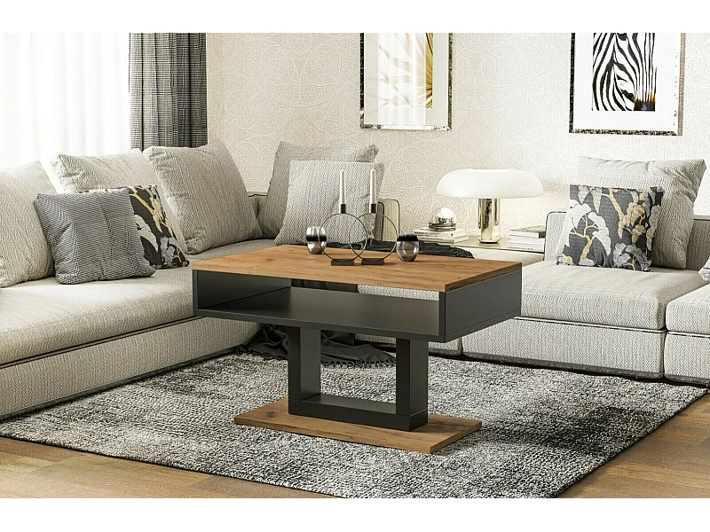 Couchtisch Tilo 110x60x58 (Craft Eiche)