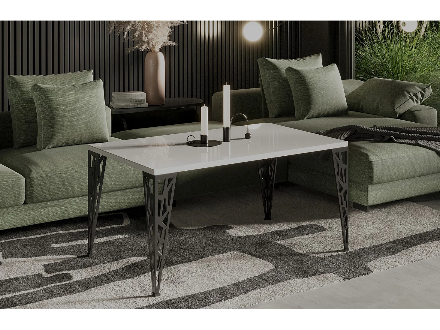 Couchtisch Monza 100x60x51 (Hochglanz)