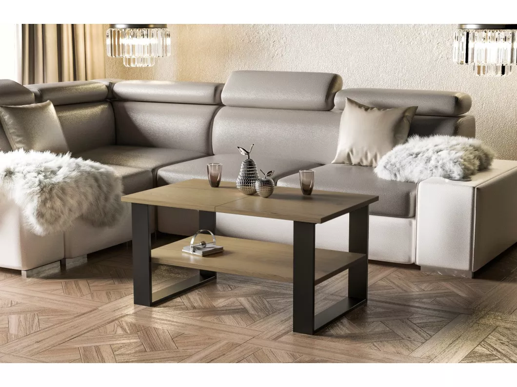 Kauf Unique Couchtisch Inga 110x65x53 (Natur)