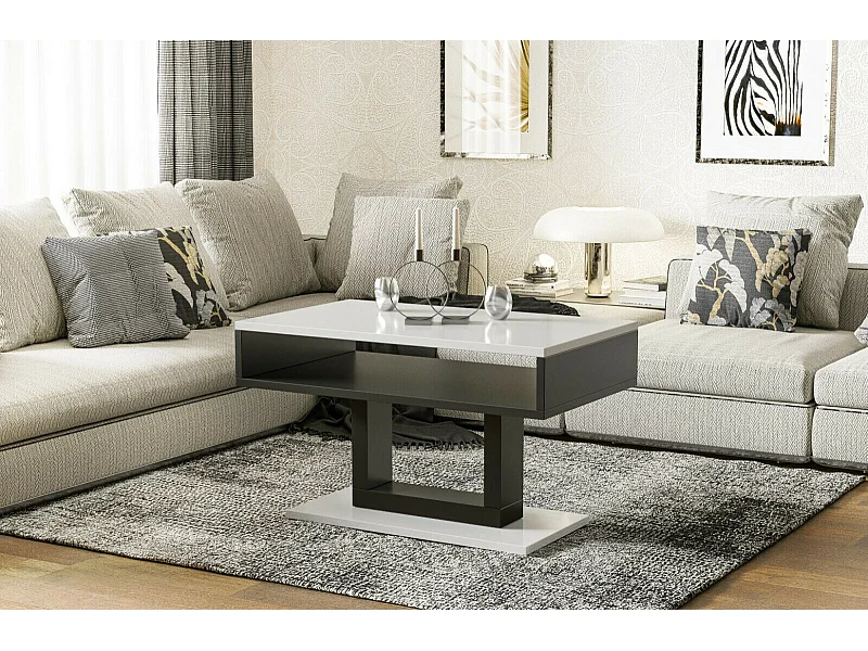 Couchtisch Tilo 110x60x58 (Hochglanz)