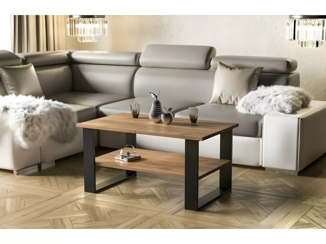 Kauf Unique Couchtisch Inga 110x65x53 (Craft Eiche)