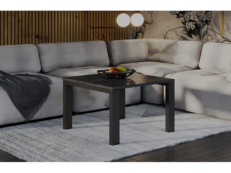 Couchtisch Garold 80x80x55 (Beton D)