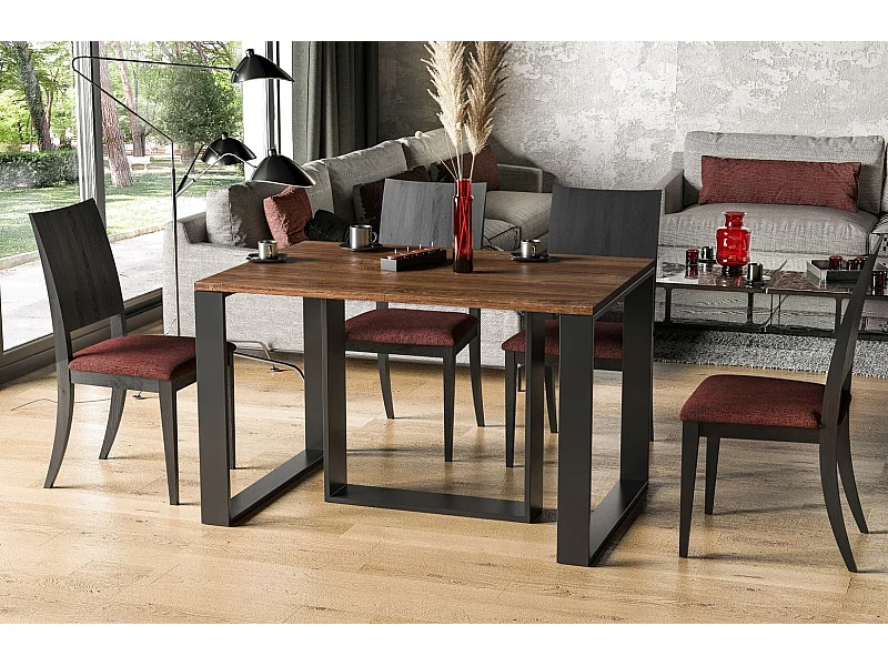 Stół rozkładany BORYS 130(250)x80 dąb stirling