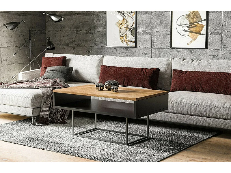 Couchtisch Enna 100x60x53 (Wotan Eiche)