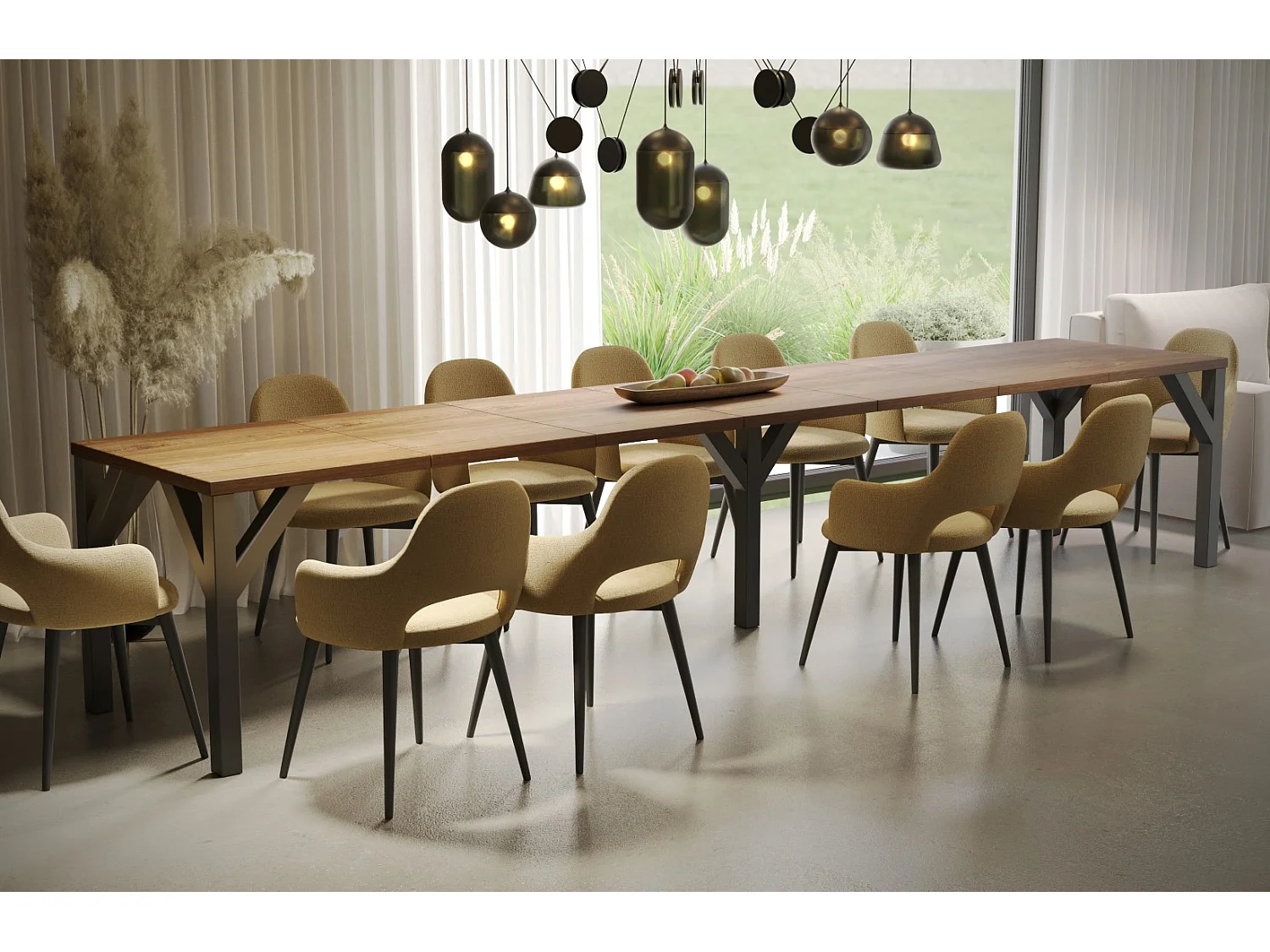 Esstisch Dunaj 130-295cm (Stirling)