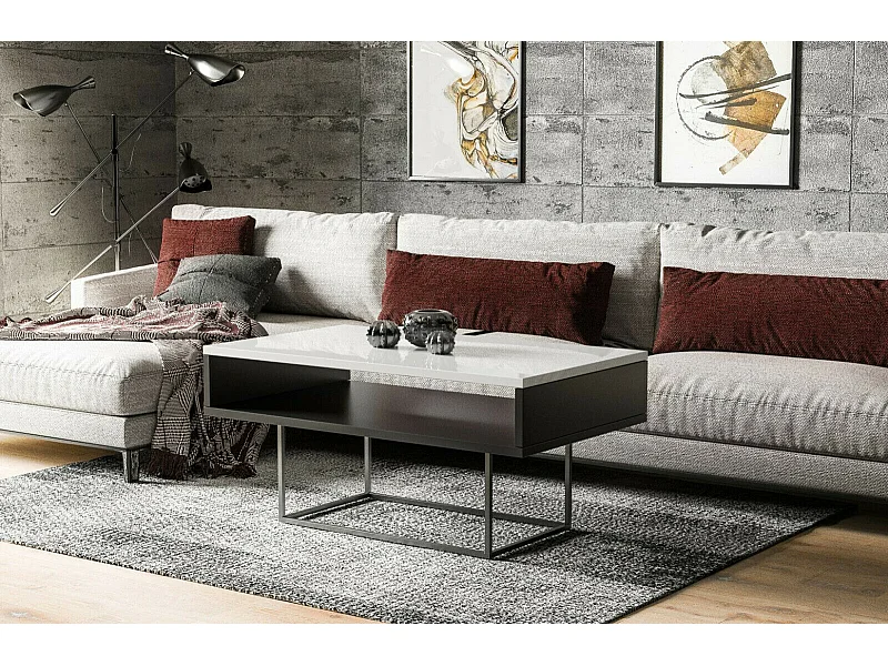 Couchtisch Enna 100x60x53 (Hochglanz)