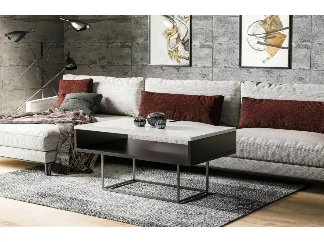 Kauf Unique Couchtisch Enna 100x60x53 (Hochglanz)