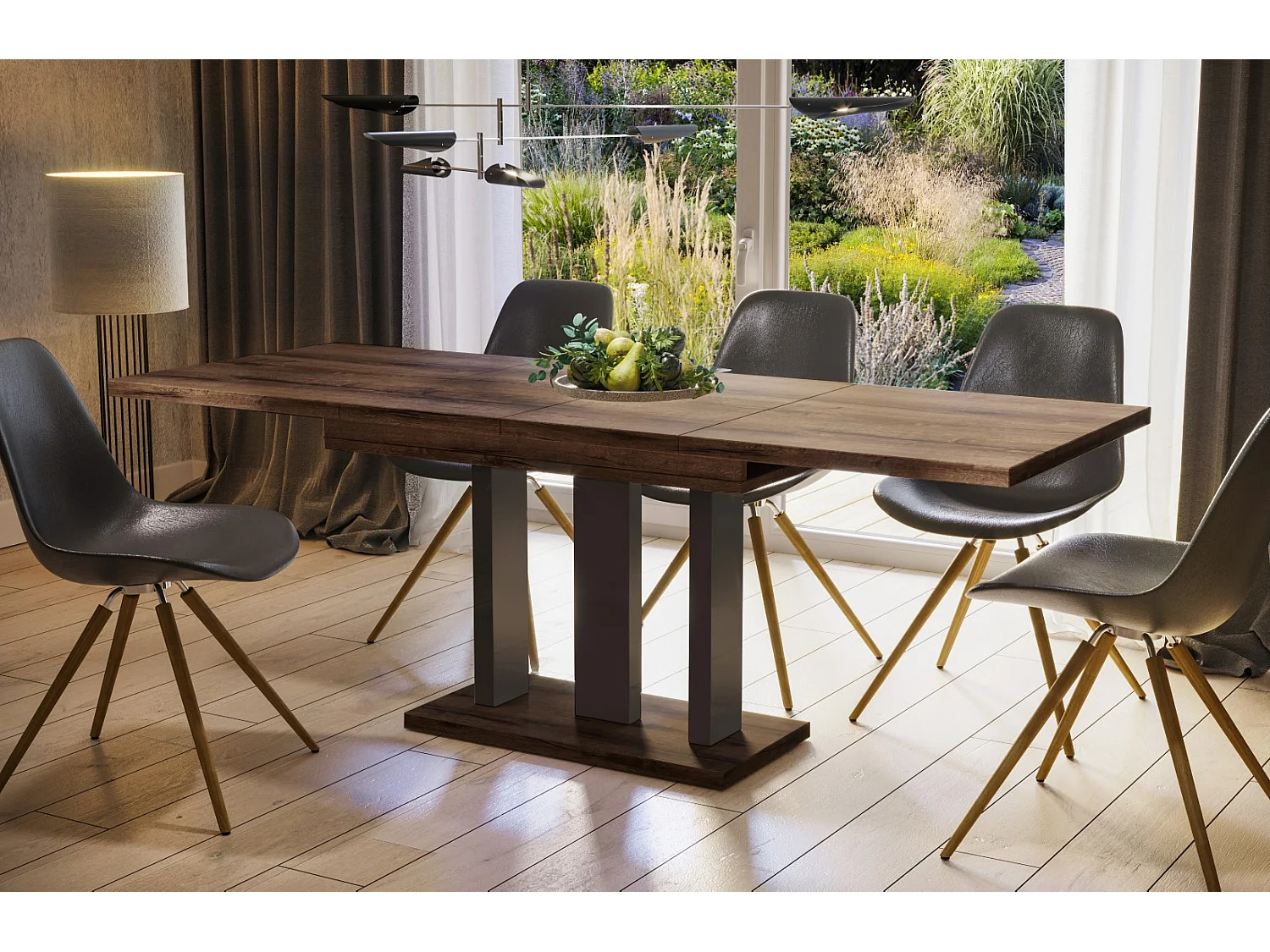 Stół rozkładany APPIA 130(210)x80 dąb monastery