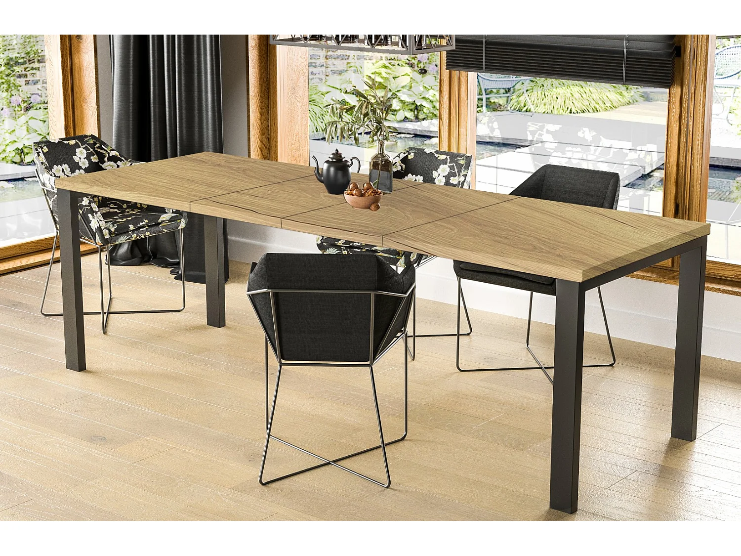 Esstisch Garant 80-170 cm (Natur)