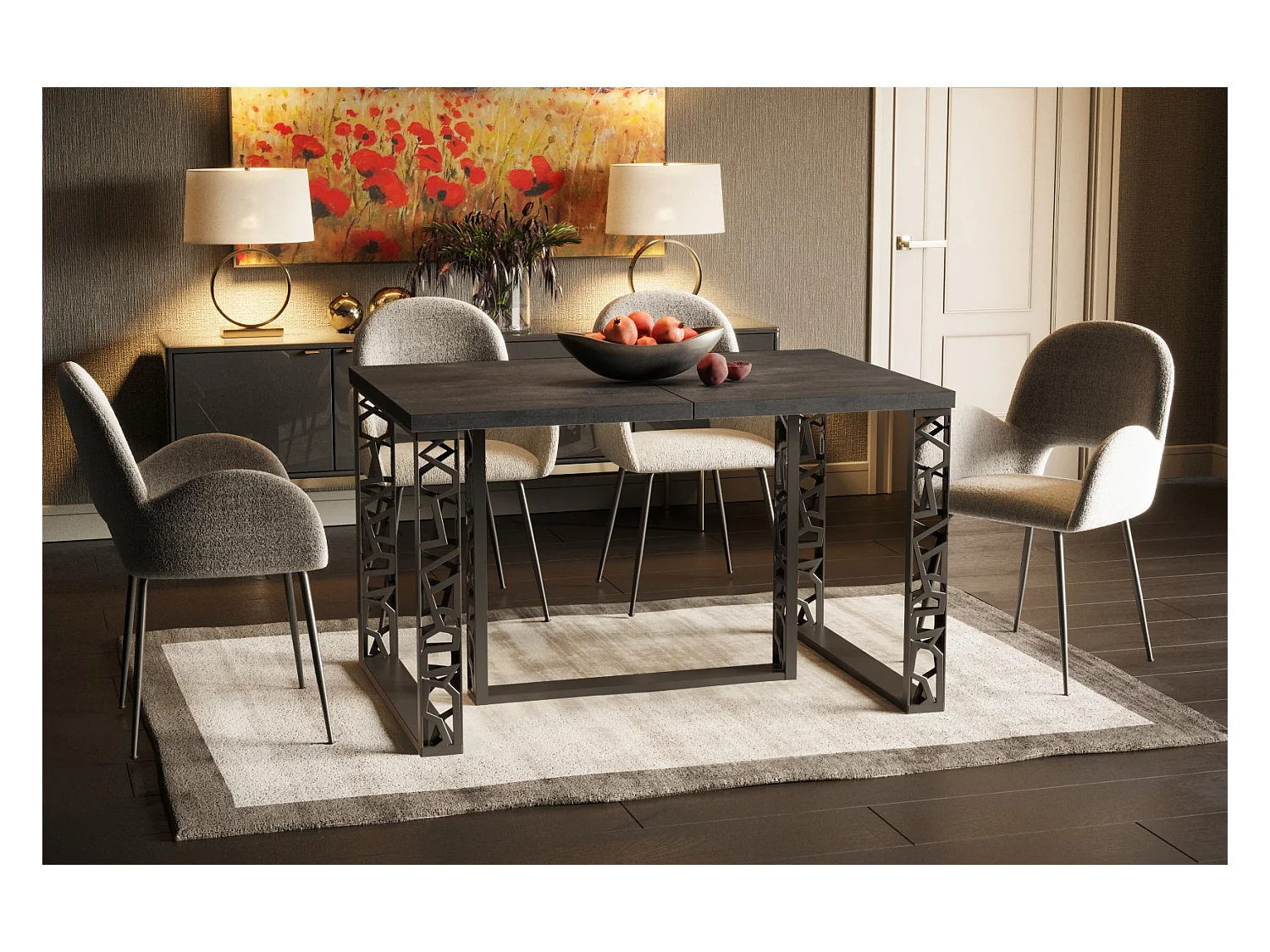 Esstisch Ewerest 130-290cm ausziehbar
