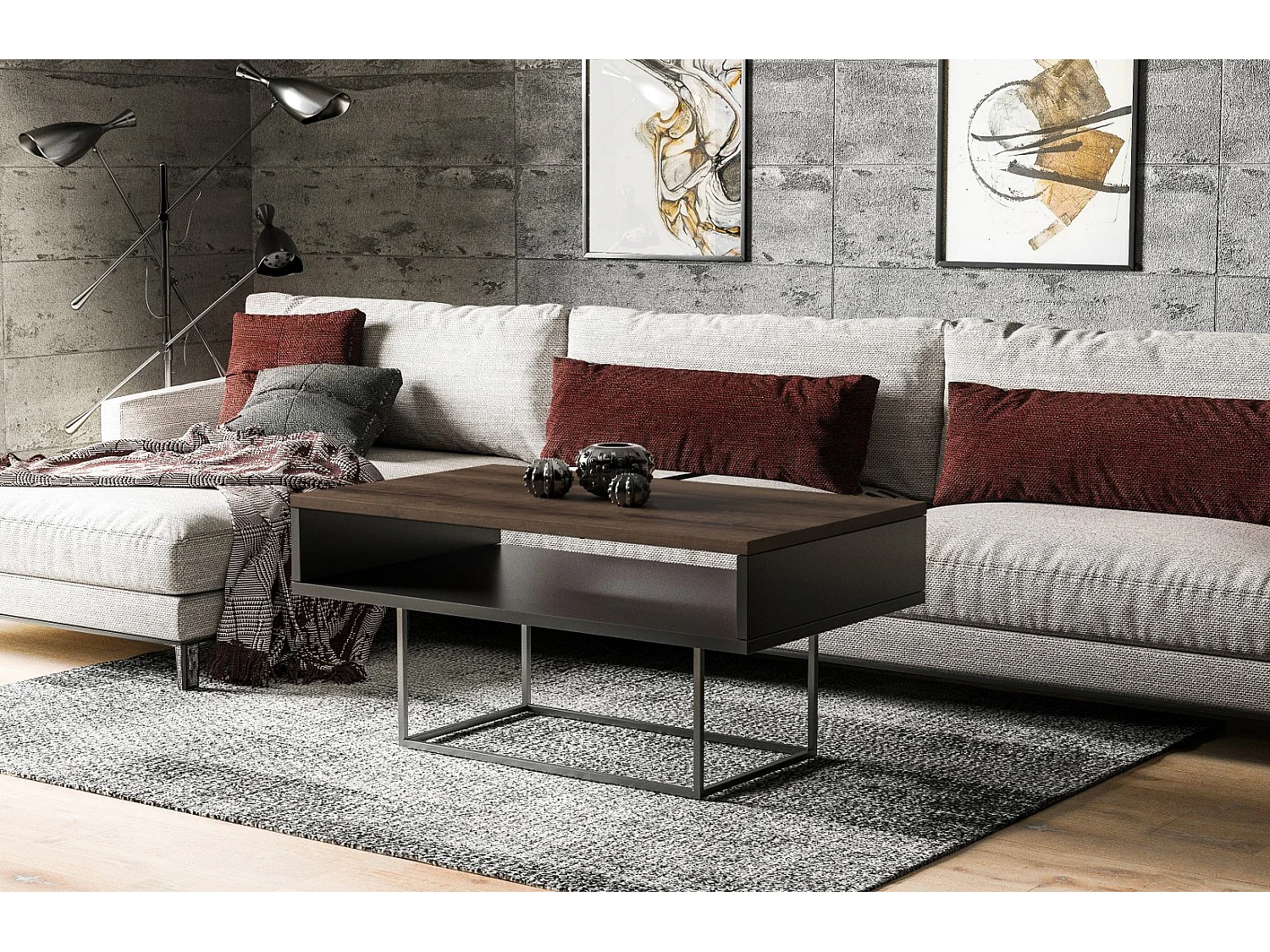 Couchtisch Enna 100x60x53 (Monastery)