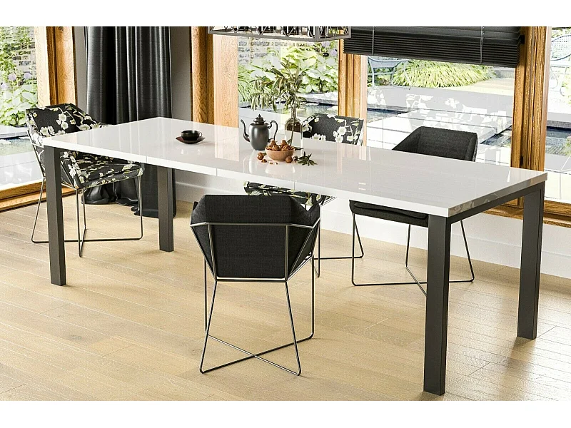 Esstisch Garant 130-220 cm (Hochglanz)