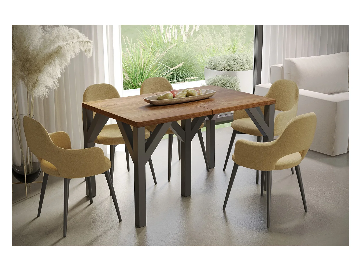 Stół rozkładany DUNAJ 130(240)x90 dąb stirling