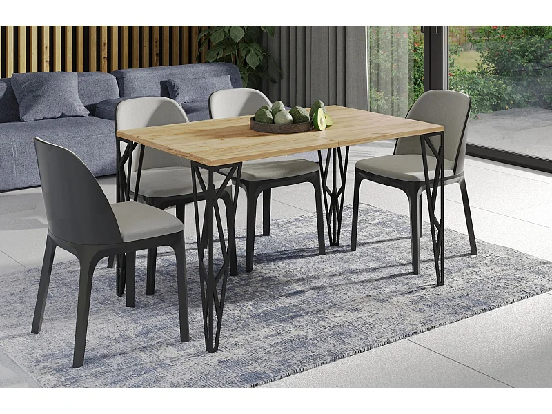 Esstisch Rulo 130-210 cm (Craft Eiche)