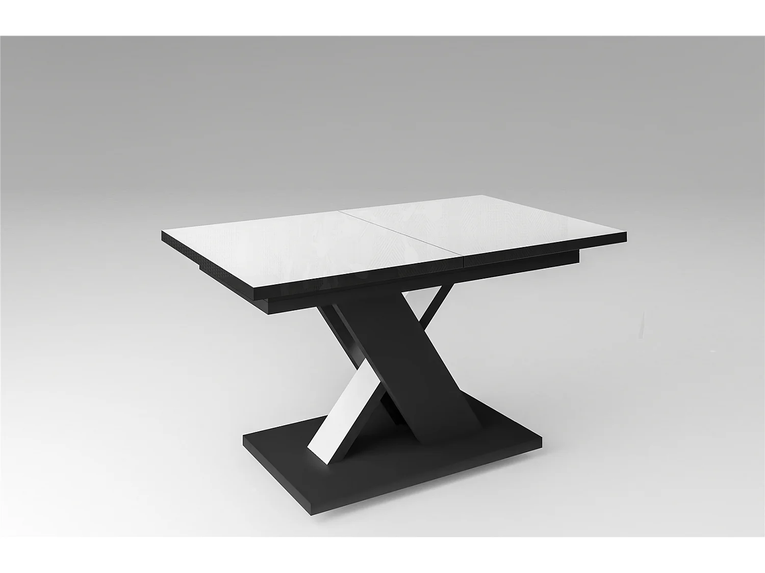 Esstisch Next 140-220 cm Weiß Hochglanz