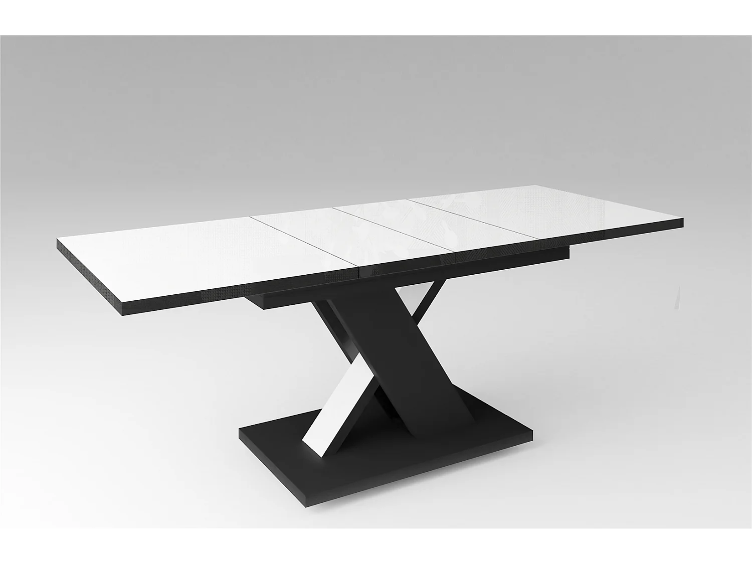 Esstisch Next 140-220 cm Weiß Hochglanz