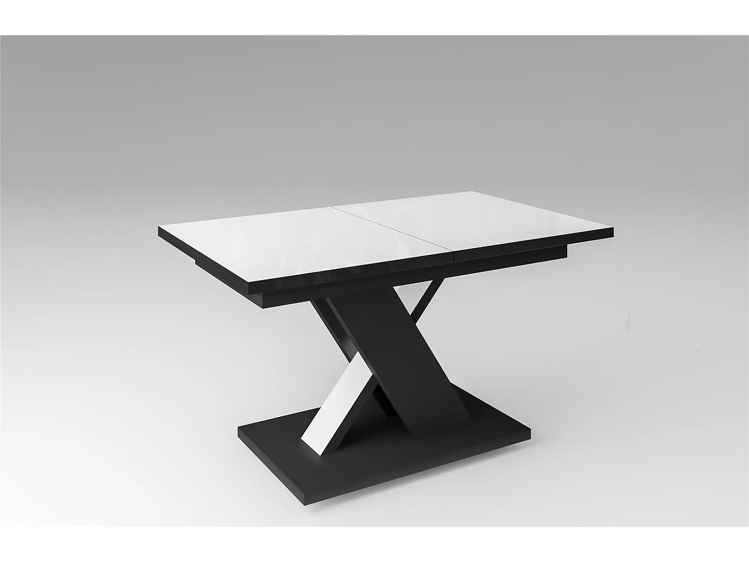 Esstisch Next 140-220 cm Weiß Hochglanz