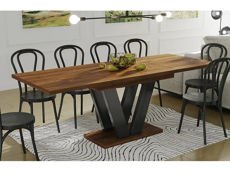 Stół rozkładany LARA 130(210)x80 dąb stirling