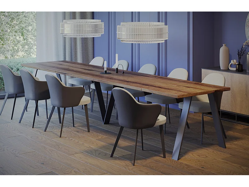 XXL Esstisch Lungo 130-405 ausziehbar