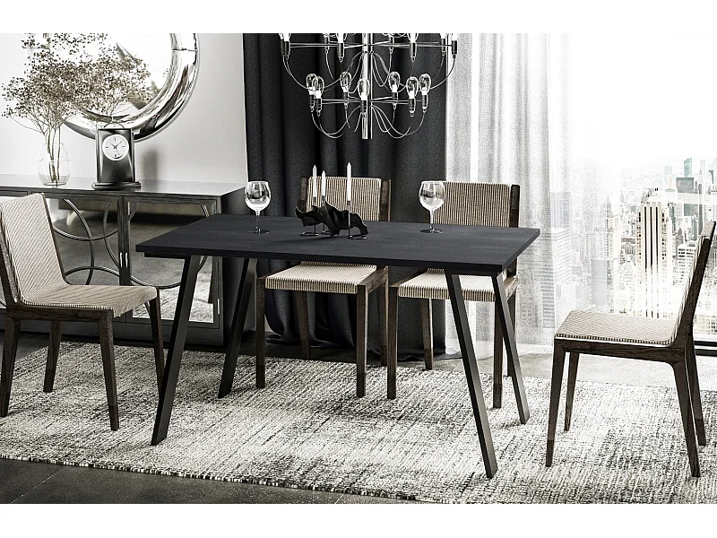 Esstisch Liwia 130-210 cm (Beton D)