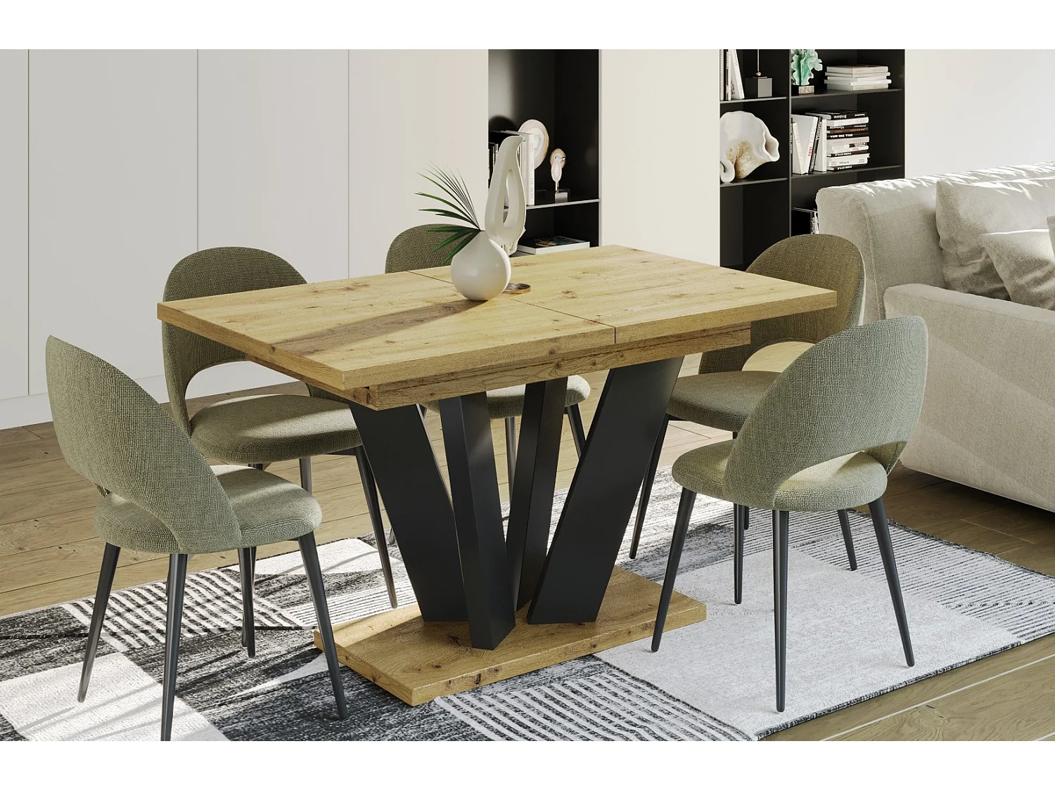 Esstisch Alex 130-210 cm (Artisan)