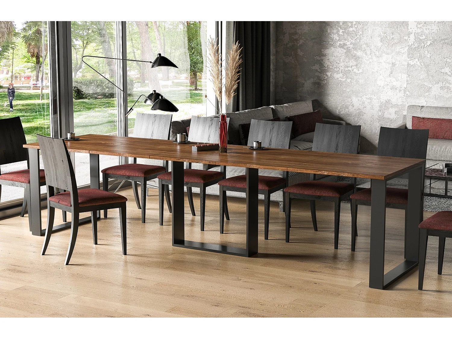 Esstisch Borys 130-310cm ausziehbar