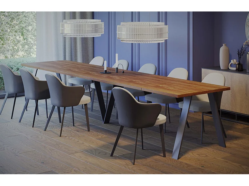 XXL Esstisch Lungo 130-405 ausziehbar