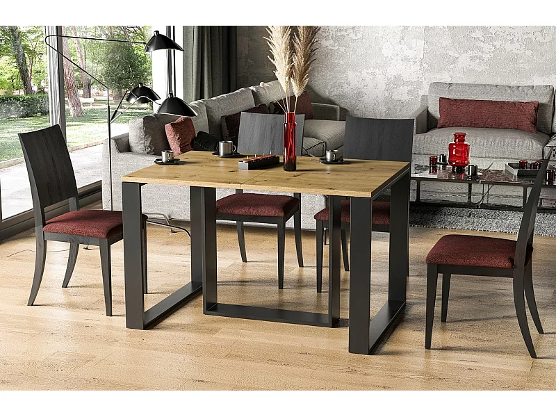 Stół rozkładany BORYS 130(210)x80 dąb artisan