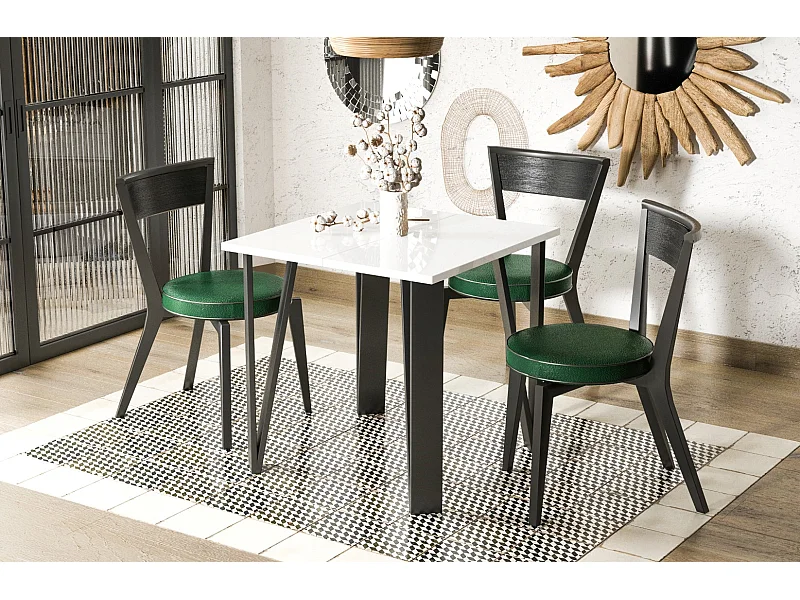 Esstisch Adeo 80-170 cm (Hochglanz)